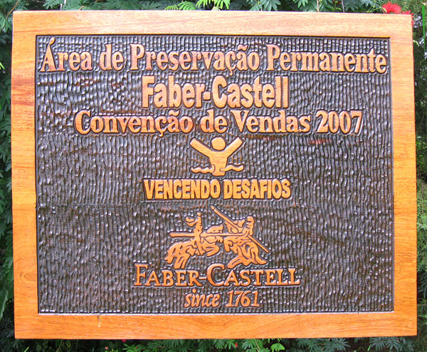 rea de Preservao Ambientl Faber-Castell - Pea inteira. 